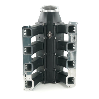 Brian Tooley Racing Trinity Intake Manifold Mid Runner Dual Injector: Fits 5.7L/6.4L Gen III Hemi - Black