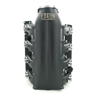 Brian Tooley Racing Trinity Intake Manifold Mid Runner Dual Injector: Fits 5.7L/6.4L Gen III Hemi - Black