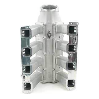 Brian Tooley Racing Trinity Intake Manifold Long Runner Dual Injector: Fits 6.2L Gen III Hemi - Natural