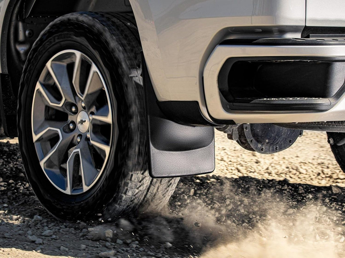 WeatherTech Rear MudFlaps (2PC, Black): Ram 1500 2019 - 2025 (w/ Fender Flares)
