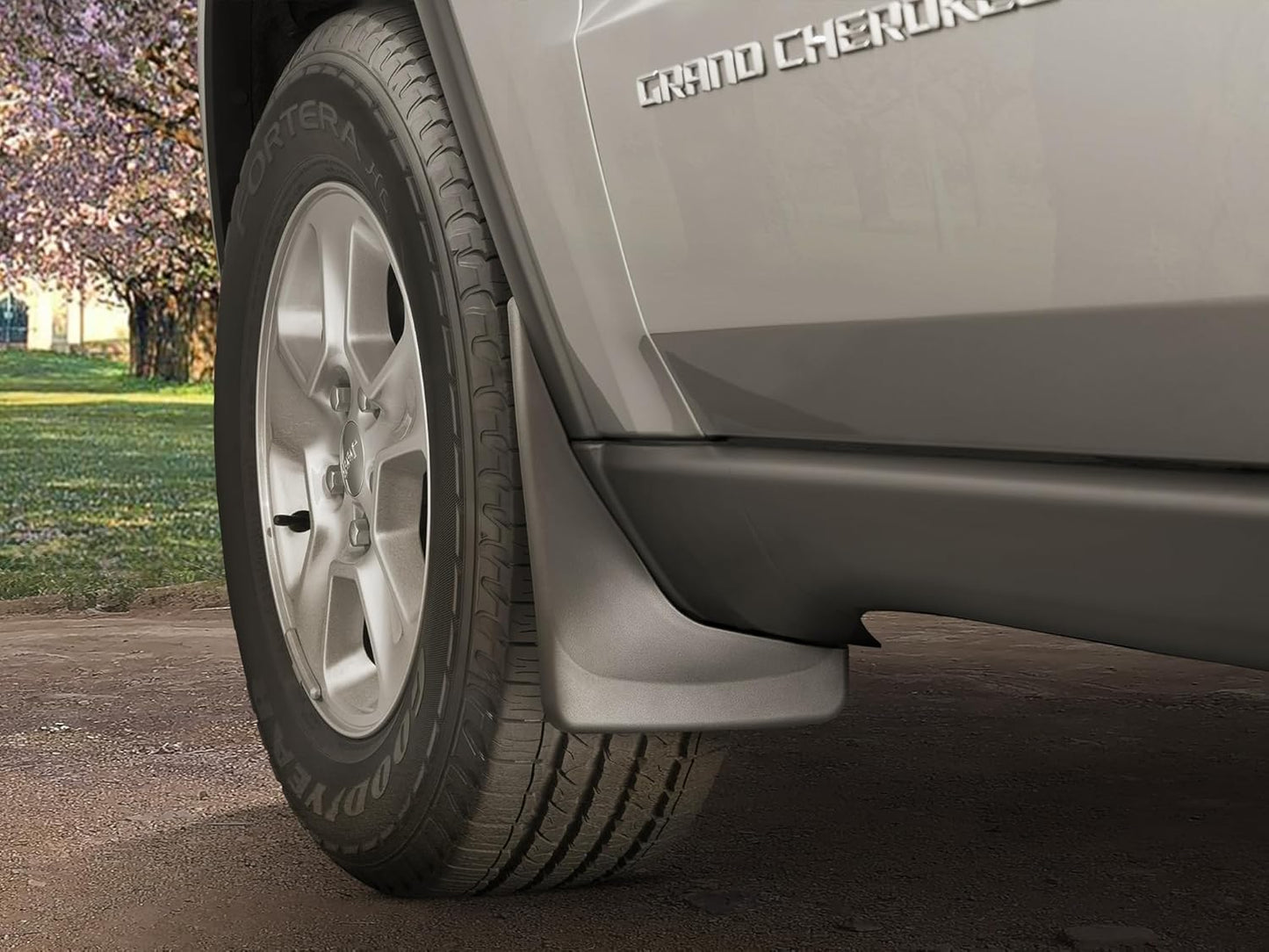 WeatherTech Rear MudFlaps (2PC, Black): Ram 1500 2019 - 2025 (w/ Fender Flares)