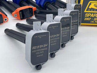 Ripp High Performance Coil Packs Kit: Jeep Wrangler (07-18, 18-26) / Gladiator JT (18-26) - Mopar Orange/Steel Gray