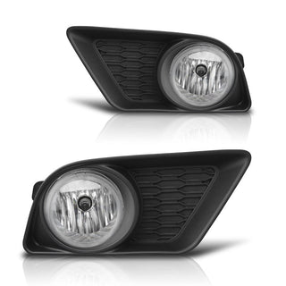 Winjet Replacement Fog Lights Clear: Dodge Charger 2011-2014 3.6L/5.7L