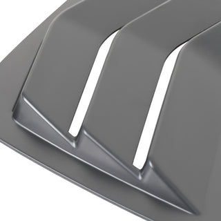 Spec D Rear Side Window Louvers (Matte Black): Dodge Charger 2011 - 2023