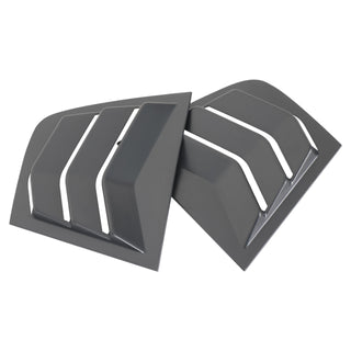 Spec D Rear Side Window Louvers (Matte Black): Dodge Charger 2011 - 2023