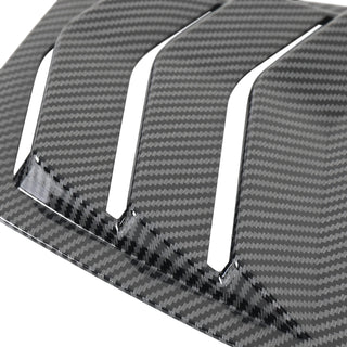 Spec D Rear Side Window Louvers (Carbon Fiber): Dodge Charger 2011 - 2023
