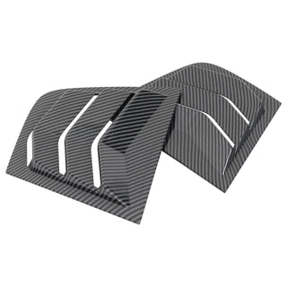 Spec D Rear Side Window Louvers (Carbon Fiber): Dodge Charger 2011 - 2023