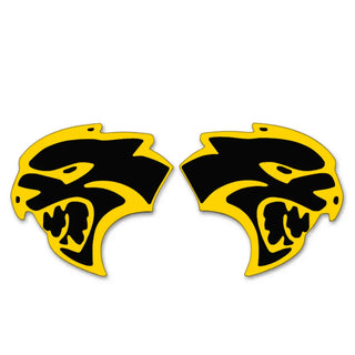 American Brother Designs 4" Hellcat Cutout Badge: Dodge Durango SRT Hellcat 2021 - 2025