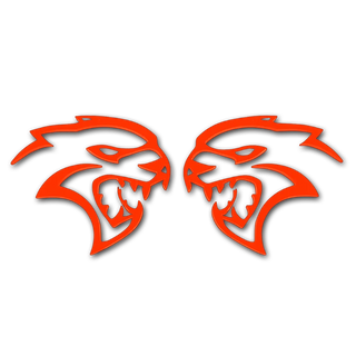 American Brother Designs Custom HELLCAT Cutout Exterior Side Badge: Dodge Challenger / Charger 2015 - 2023