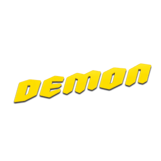 American Brother Designs Acrylic DEMON FONT Badge (1 Color): Dodge Challenger & Charger 2015 - 2023