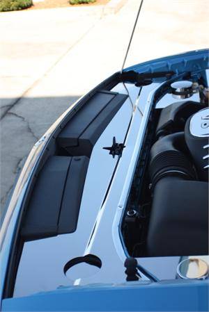 American Car Craft Brushed or Polished Header Plate 4pc: Dodge Challenger 2008 - 2023