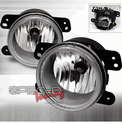 Spec D Tuning OE Style "Clear" Fog Lights: Chrysler 300C 2005-2010 (V8 Only)