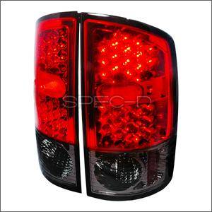 Spec D LED Tail Lights (Red): Dodge Ram 2002 - 2006