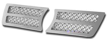 APS Stainless Steel Bumper Grill Inserts: Chrysler 300 / 300C 2005 - 2010