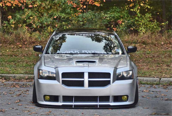 APR Carbon Fiber Front Wind Splitter w/ Rods: Dodge Magnum SRT8 2006 - 2008