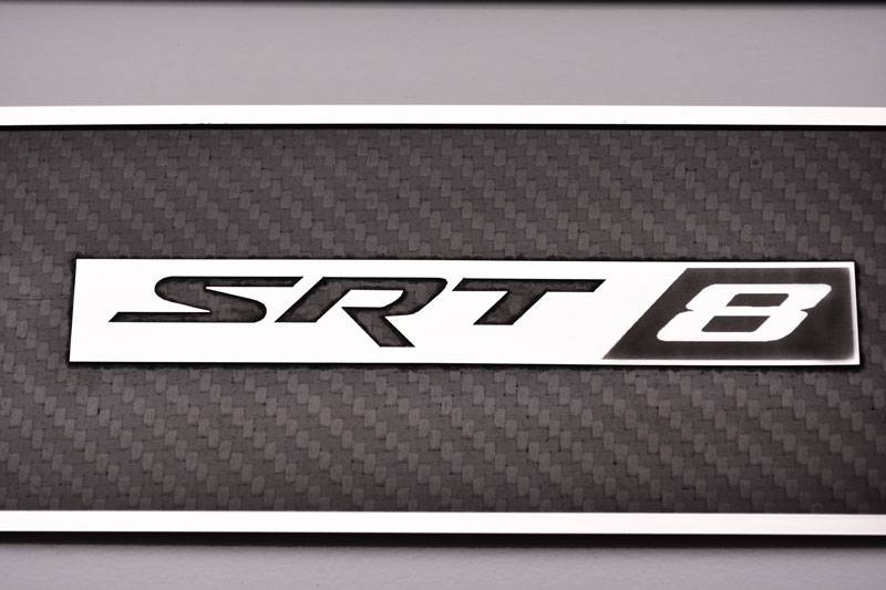 American Car Craft Carbon Fiber Door Badge (SRT8): Dodge Challenger 2008 - 2023
