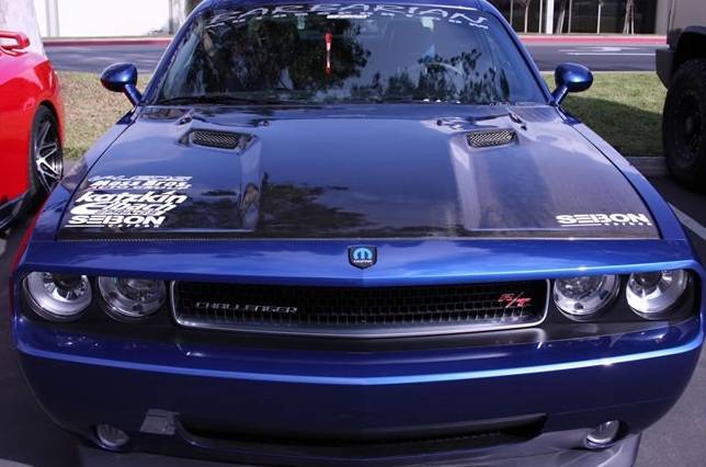 Anderson Composites OEM Carbon Fiber Hood: Dodge Challenger 2008 - 2023