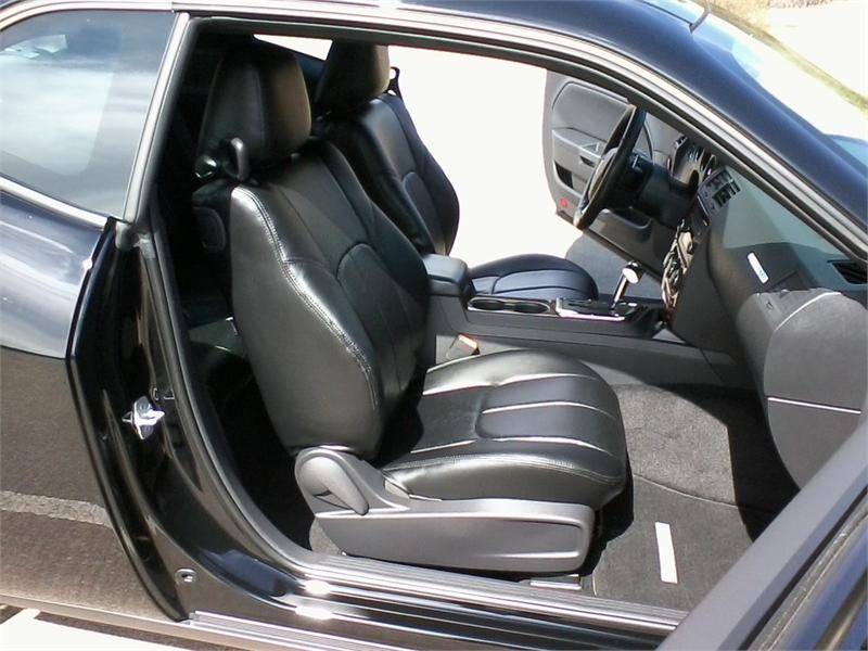 Clazzio Leather Seat Covers: Dodge Challenger 2008 - 2010