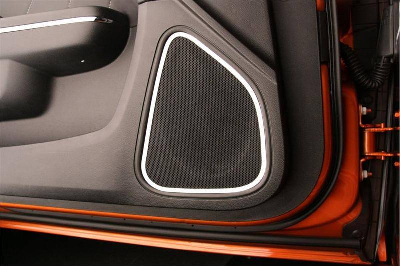 American Car Craft Front Door Speaker Trim (Polished): Dodge Charger R/T 2011 - 2014