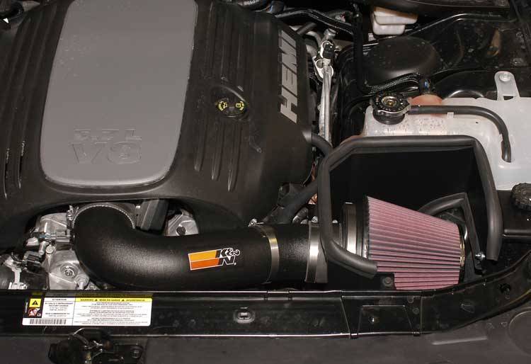 K&N 63 Series Cold Air Intake: Chrysler 300C / Dodge Challenger / Charger 5.7L Hemi 2011 - 2023