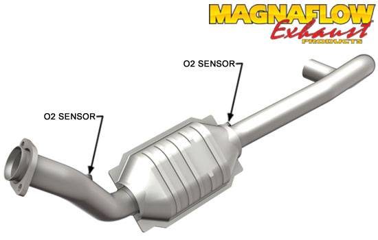 MagnaFlow Catalytic Converter (Driver Side): Dodge Ram 2004 - 2005 5.7L Hemi