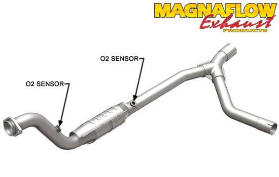 MagnaFlow Catalytic Converter (Passenger Side): Dodge Ram 2004 - 2005 5.7L Hemi