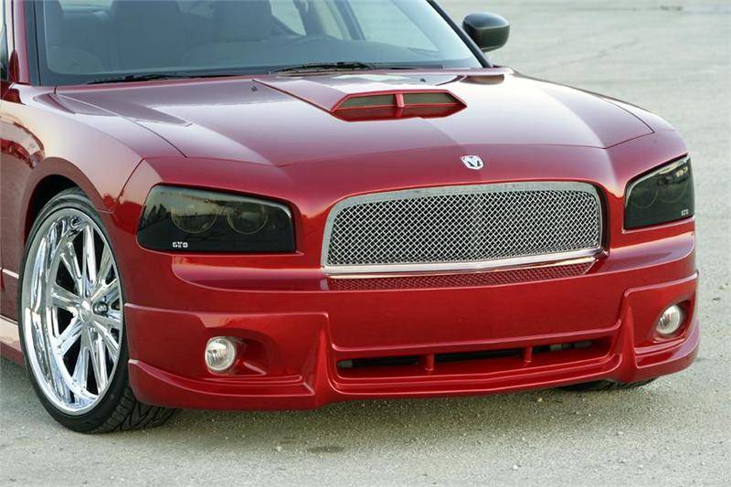 GT Styling Smoke Headlight Covers: Dodge Charger 2006 - 2010
