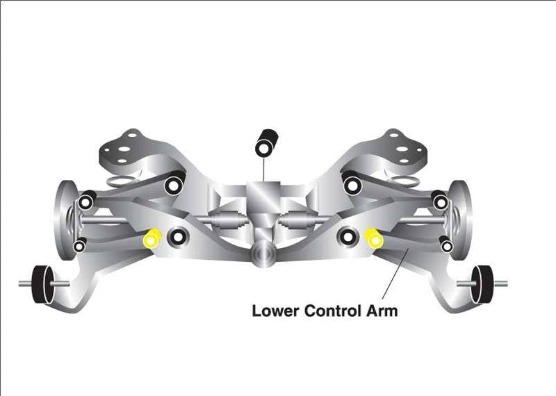 Whiteline Rear Control Arm Bushings (Lower Inner): 300C / Challenger / Charger / Magnum V8 2005 - 2010