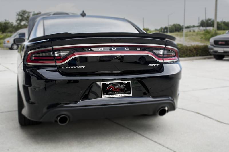 American Car Craft Polished Taillight Trim 4pc: Dodge Charger 2015 - 2023