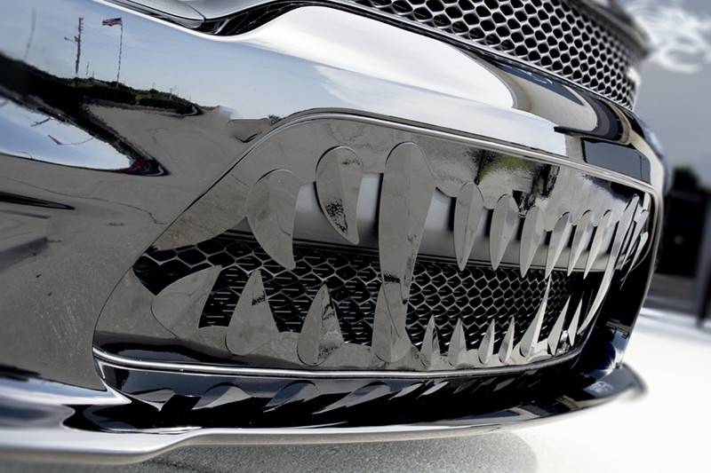 American Car Craft Sabretooth Grille: Dodge Charger 6.2L SRT Hellcat 2015 - 2023