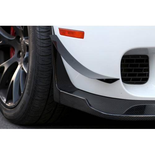 APR Carbon Fiber Front Bumper Canards: Dodge Challenger SRT Hellcat 2015 - 2023 (NON WIDEBODY)