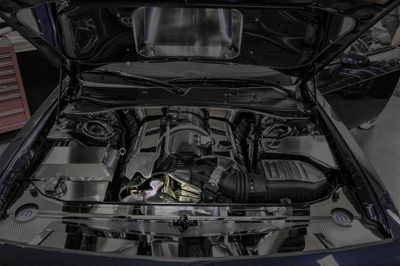 American Car Craft Polished Engine Harness Cover: Chrysler / Dodge / Jeep 6.4L 392 Hemi 2011 - 2023