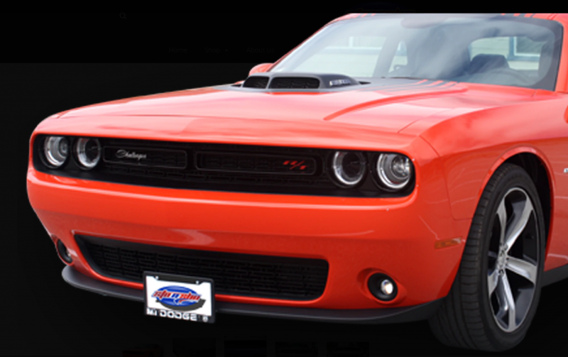 Sto N Sho Quick Release Front License Plate Bracket: Dodge Challenger 2015 - 2023 (w/OUT Adaptive Cruise)