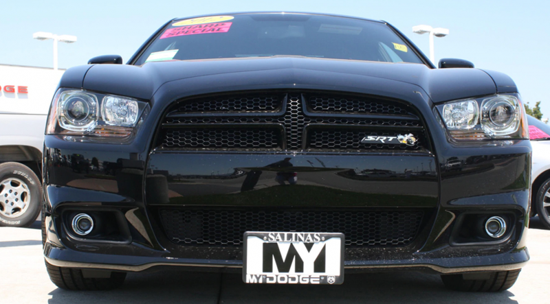 Sto N Sho Quick Release Front License Plate Bracket: Dodge Charger SRT8 / Superbee 2012 - 2014 (Lower Mount)