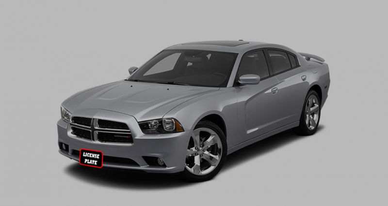 Sto N Sho Quick Release Front License Plate Bracket: Dodge Charger SE / SXT / R/T 2011 - 2014