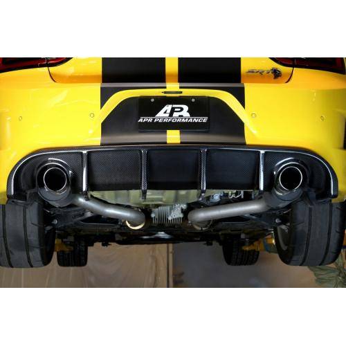 APR Carbon Fiber Rear Diffuser: Dodge Charger Hellcat 2015 - 2023 (Excluding SXT and Widebody)