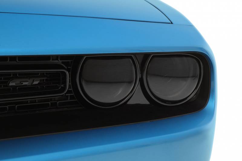 GT Styling Smoke Headlight Covers: Dodge Challenger 2015 - 2023