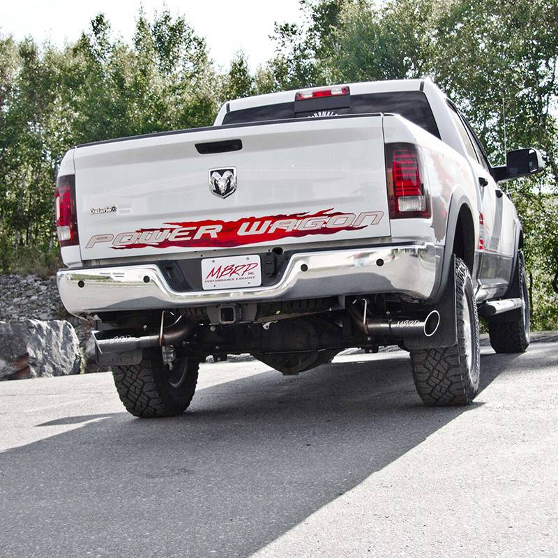 MBRP Exhaust System (Dual Split, Side Exit, 409 Stainless): Dodge Ram 6.4L 392 2014 - 2023 (2500 ONLY)