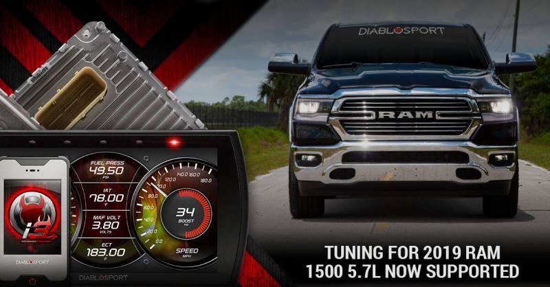 DiabloSport Modified PCM + Trinity 2 Programmer Combo: Ram 2021 (5.7L Hemi 1500 8-Speed, eTorque)