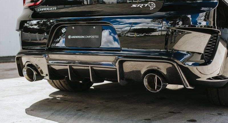 Anderson Composites Carbon Fiber Rear Diffuser: Dodge Charger 2015 - 2023 (All Models)