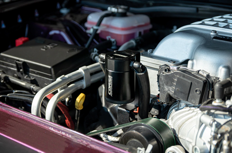 Corsa Oil Catch Can: Dodge Challenger / Charger 6.2L SRT Hellcat 2015 - 2023