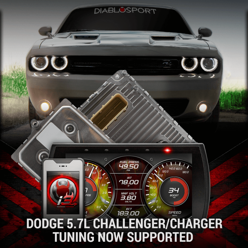 DiabloSport Modified PCM + i3 Programmer Combo: Dodge Challenger 2022 (5.7L Hemi & 6.4L 392)