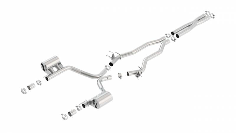 Borla ATAK Exhaust System (w/ Valve Simulators): Dodge Charger 6.4L 392 2015 - 2023