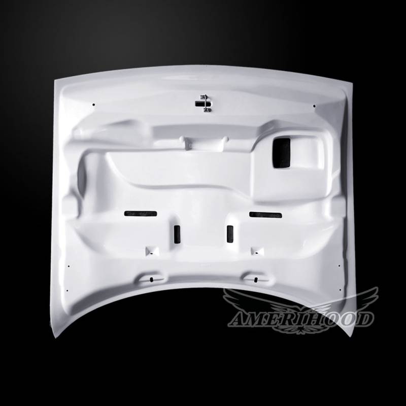 Amerihood TYPE-RDY STYLE Functional Heat Extractor Ram Air Hood: Dodge Challenger 2008 - 2023