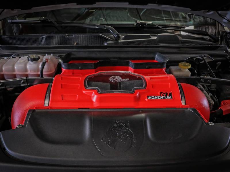 AFE Momentum GT Cold Air Intake (Red Finish): Dodge Ram 6.2L TRX 2021 - 2023