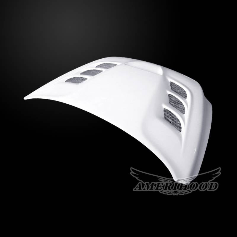 Amerihood VIP Style Functional Ram Air Hood: Dodge Ram 3500 2010 - 2018