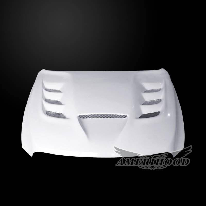 Amerihood VIP Style Functional Ram Air Hood: Dodge Ram 3500 2010 - 2018