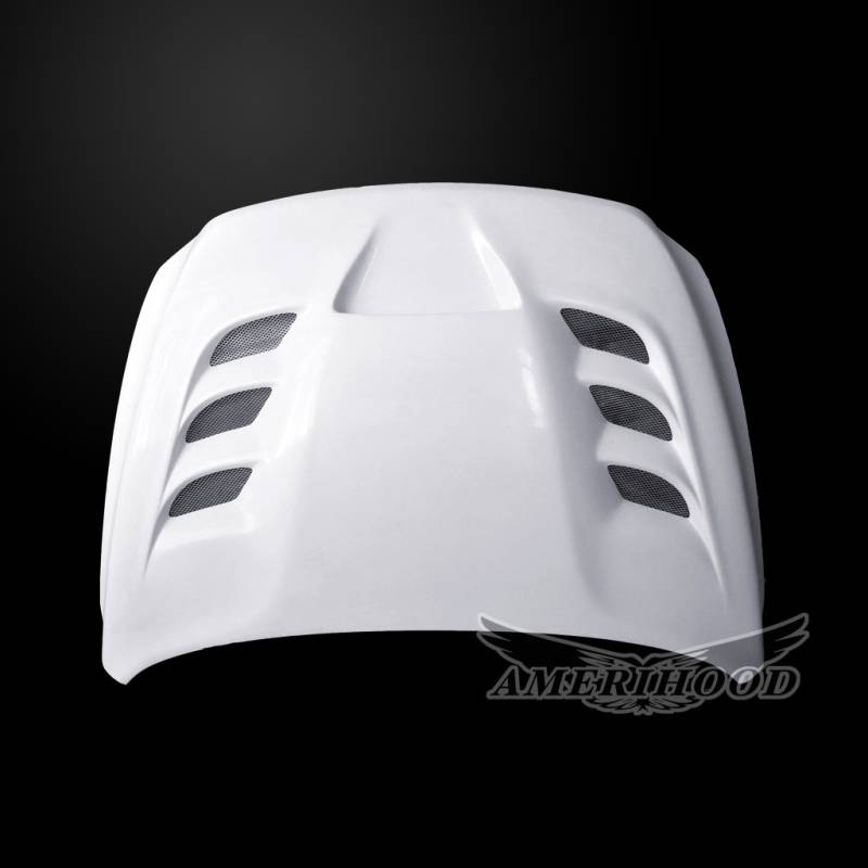 Amerihood VIP Style Functional Ram Air Hood: Dodge Ram 3500 2010 - 2018