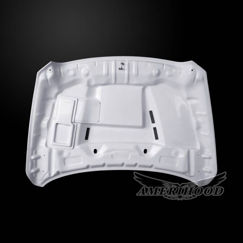 Amerihood VIP Style Functional Ram Air Hood: Dodge Ram 3500 2010 - 2018