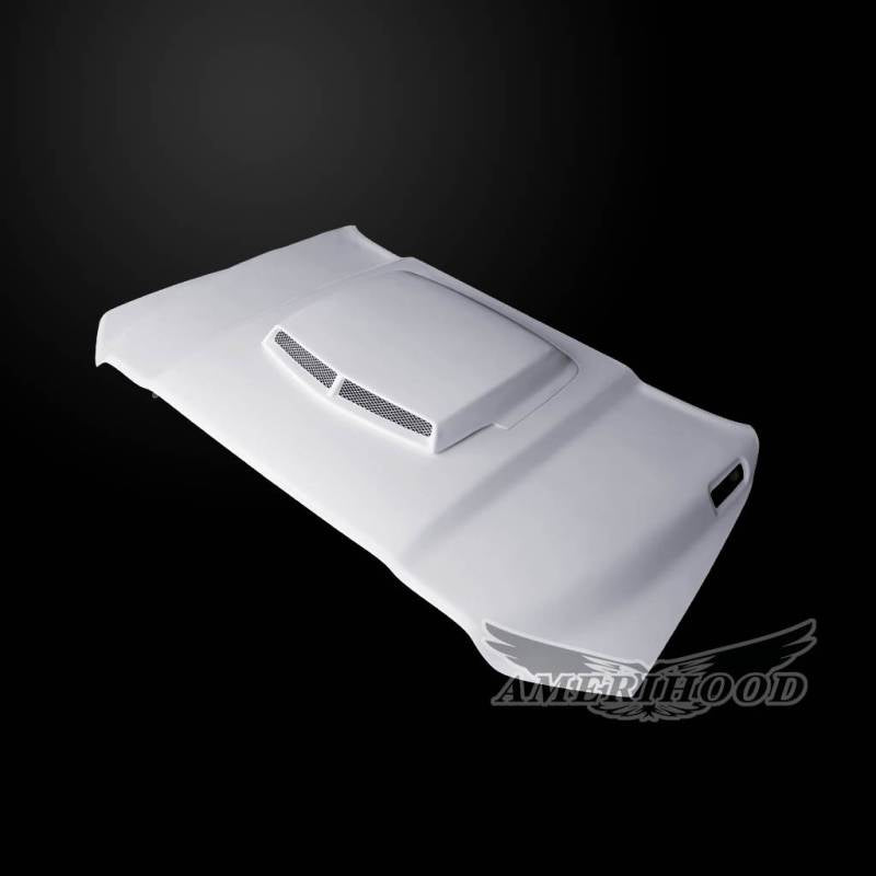 Amerihood TA Style  Functional Ram Air Hood: Dodge Ram 3500 2019 - 2023